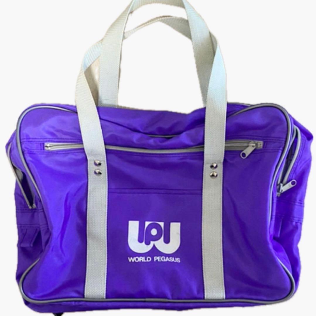 Amazon.co.jp: ワールドペガサス 旧ワッぺ スクールバッグ スクバ 紫
