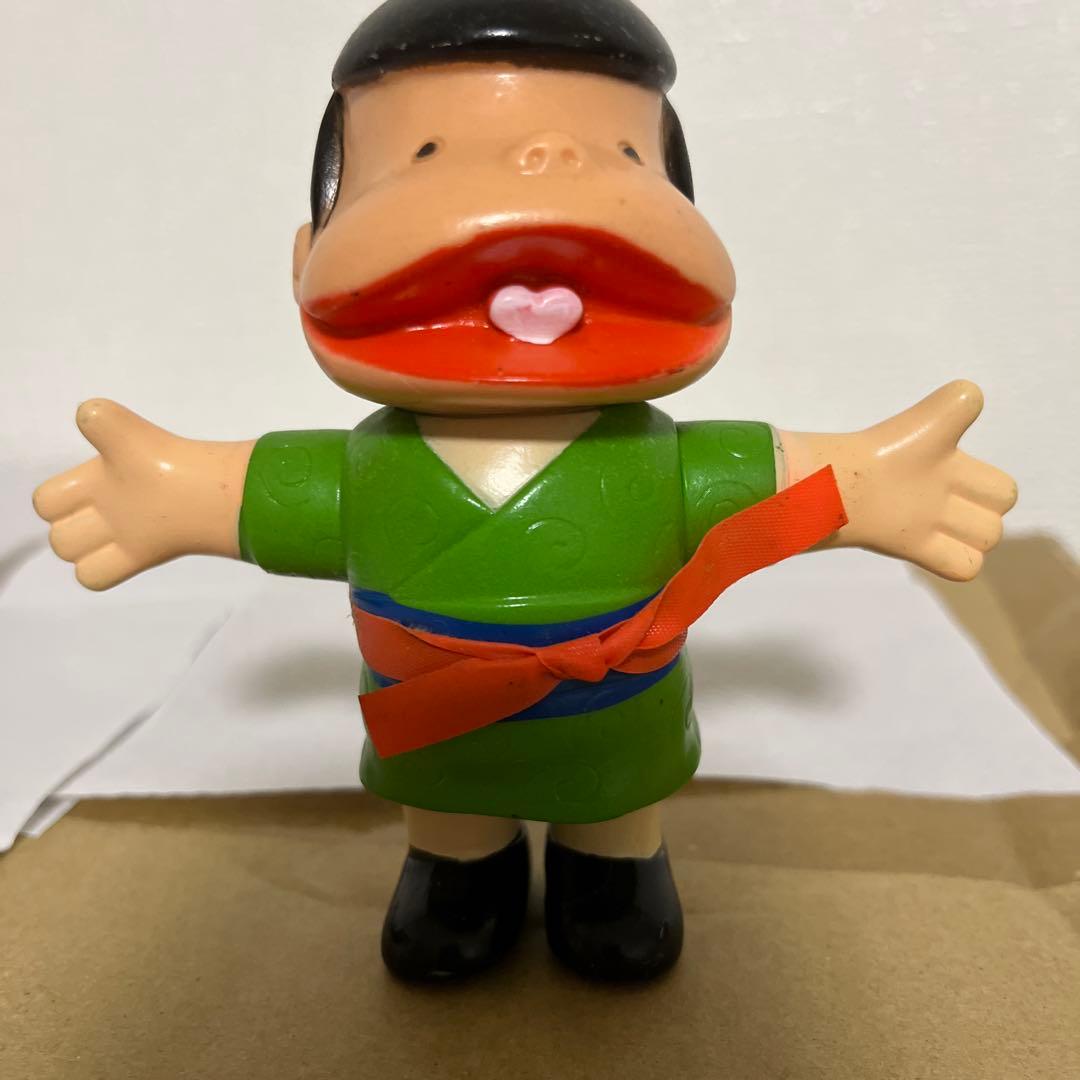 ⚠️レア　天才バカボン　パパ　ソフビ　丸越　当時物