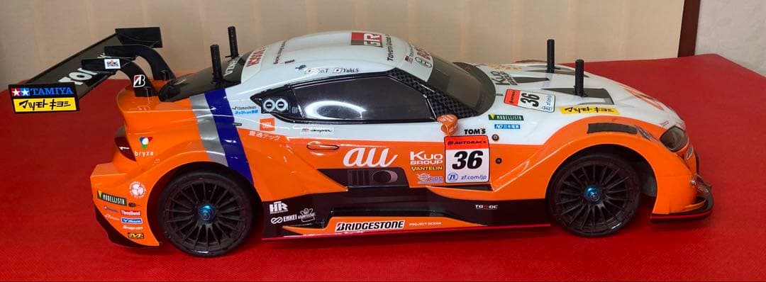タミヤ　TT-02 TYPE-SRX au TOM’S GR Supra ボディ