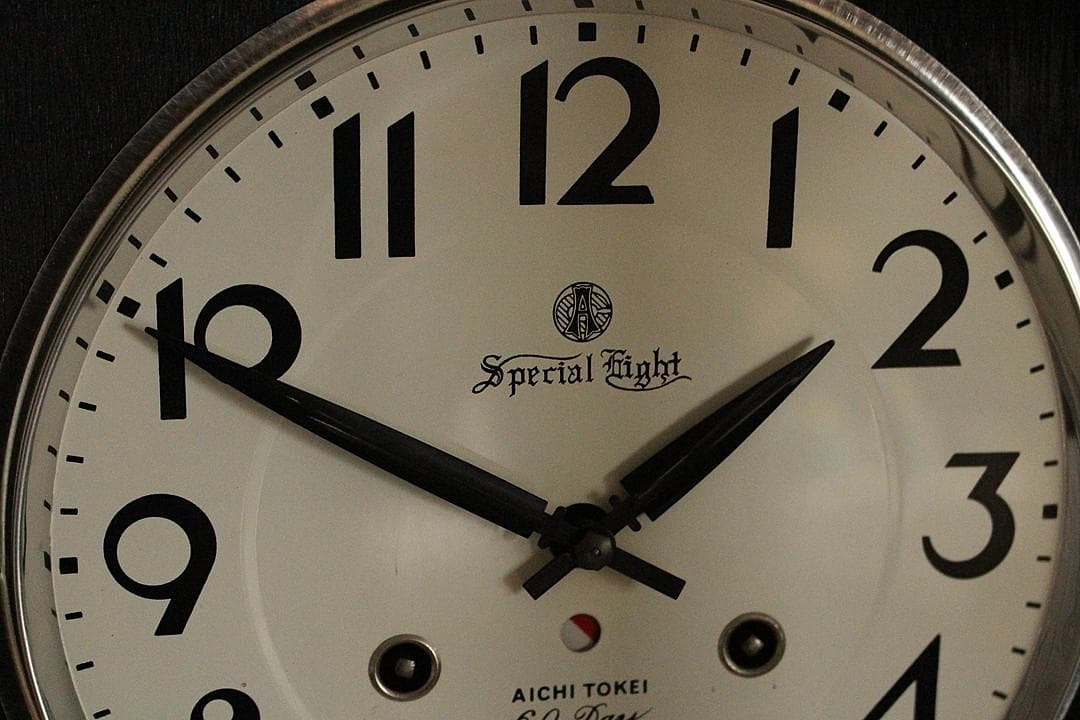 愛知時計製　古い掛時計　special eight　機械式時計　古時計　アナログ