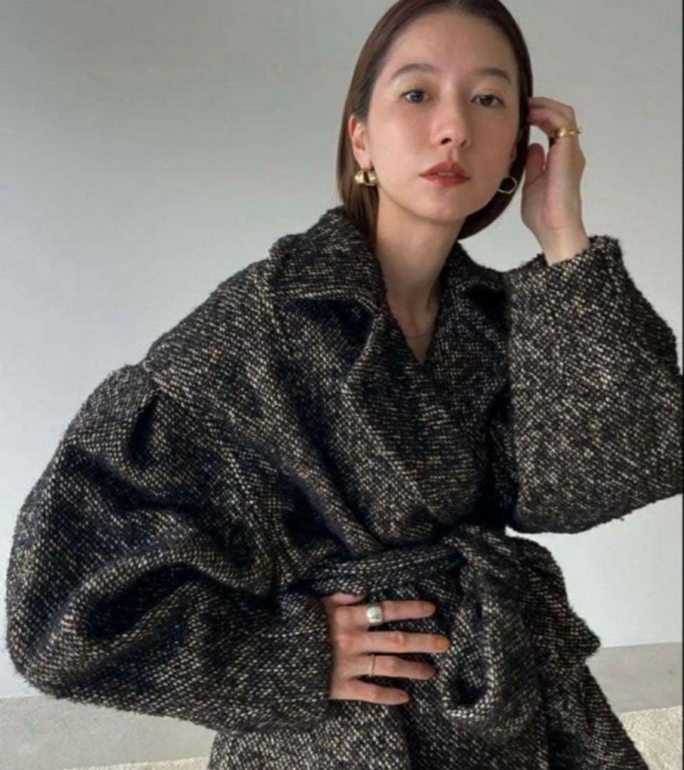 CLANE クラネ　MIX LOOP TWEED BOX COAT ツイード 21AWアウター受注アイテム紹介Part2】-松本恵奈のMUST BUY- CLANEの