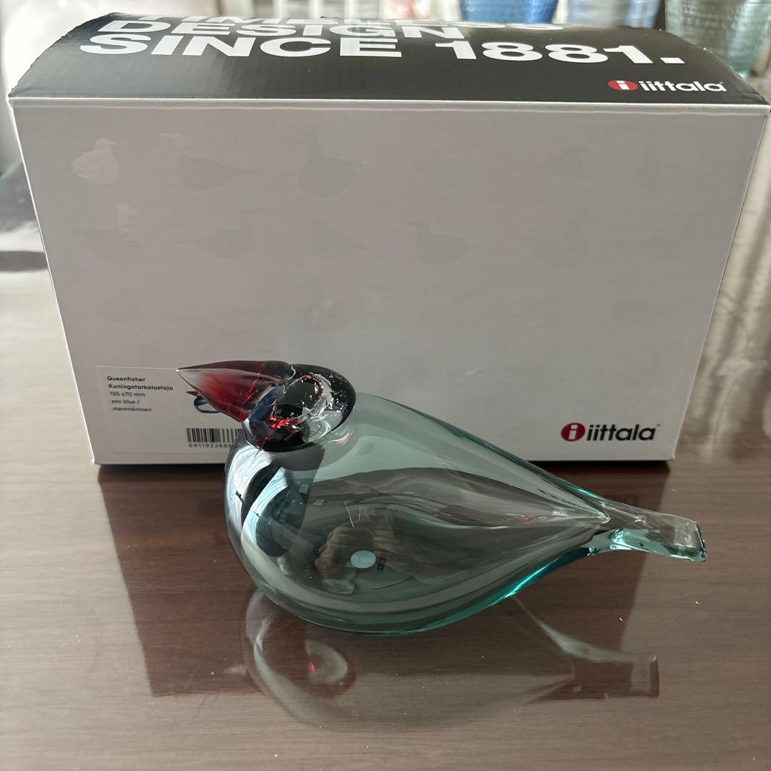 iittala bird イッタラ バード クイーンフィッシャー - メルカリ