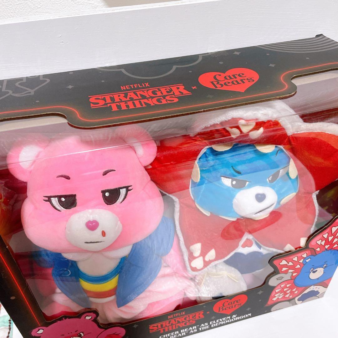 入手困難　ケアベア　ストレンジャーシングス　コラボ　ぬいぐるみ　セット