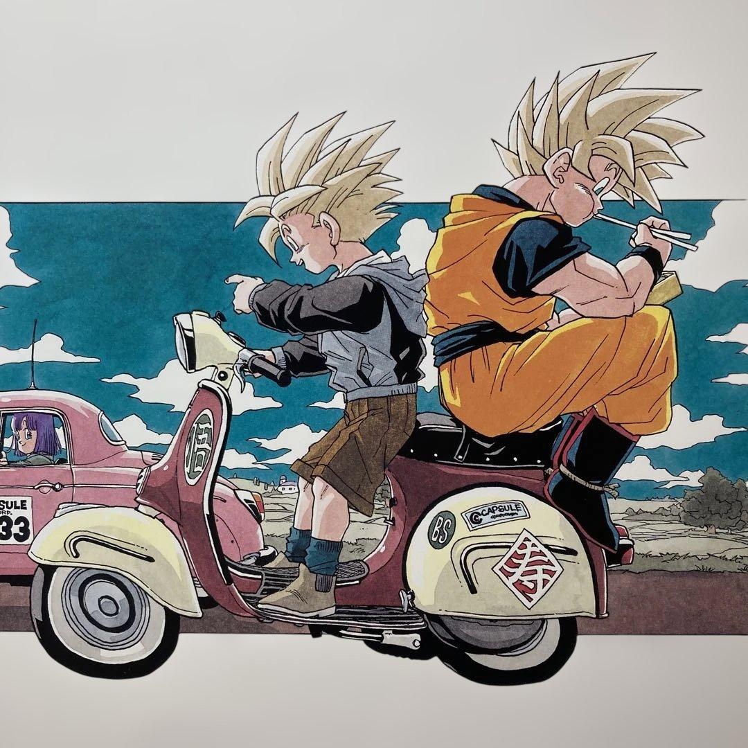 鳥山明の世界展 ドラゴンボール 複製原画 ポスター（封筒付き）