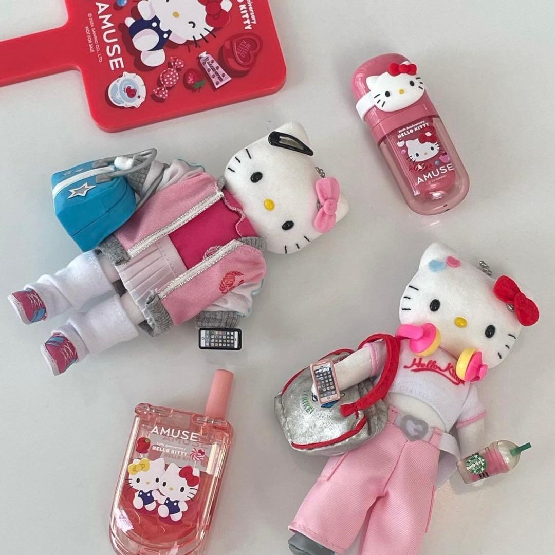 サンリオ ドレスアップ 日焼けキティ 制服 50周年 Y2K ギャル 韓国