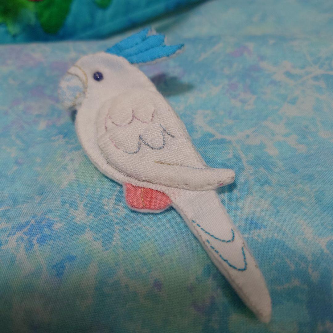 ハワイアンキルトのバニティポーチ