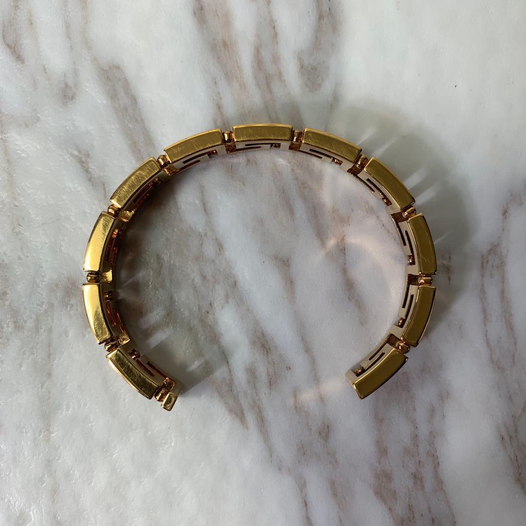 VERSACE バングル ブレスレット ゴールド イタリア製 刻印 付属品完備