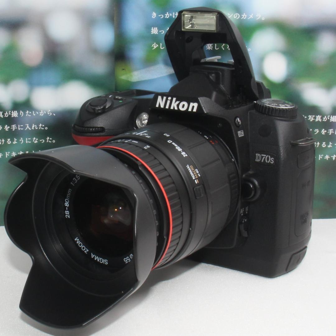 ❤️一眼レフデビューに最適❤️新品カメラバッグ付き❤️Nikon D70s❤️