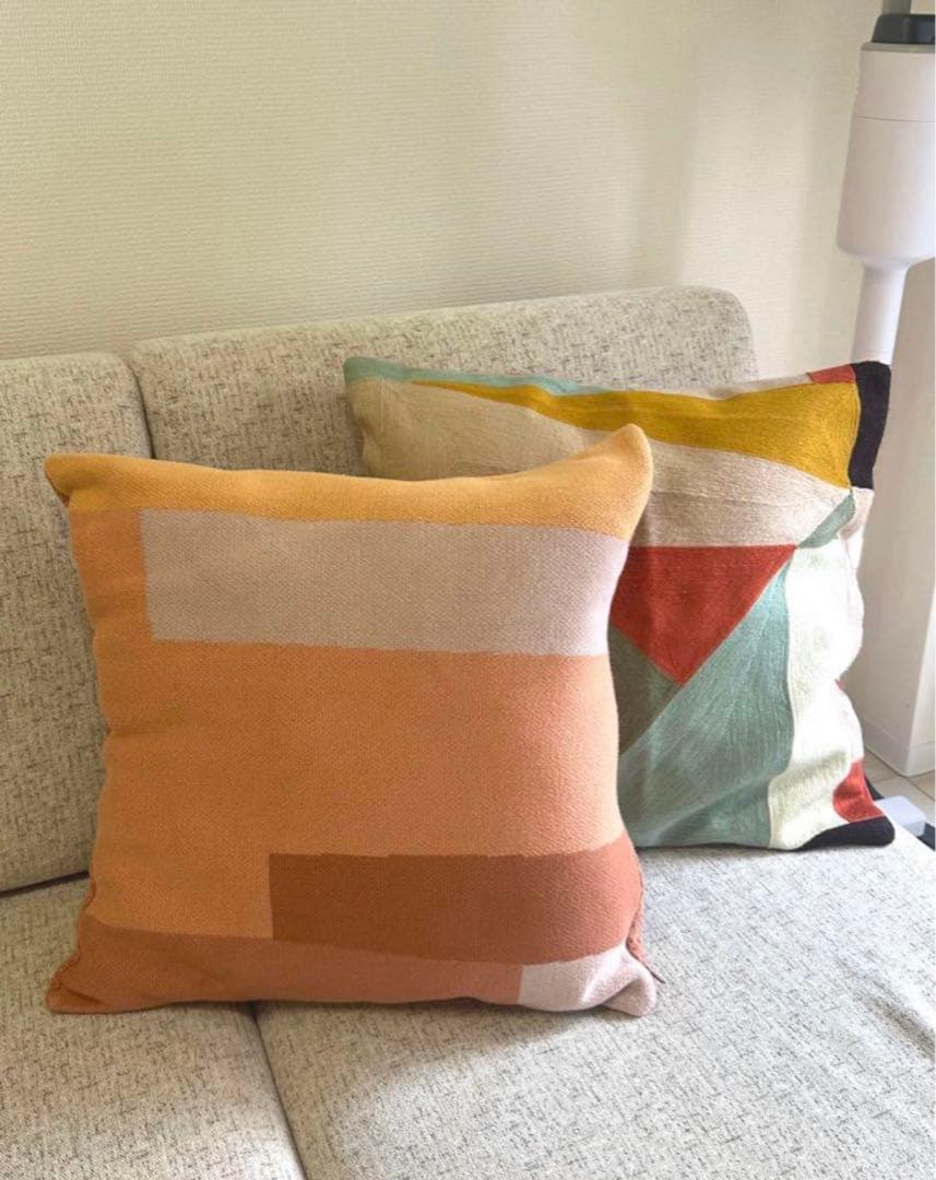 【3月末販売終了‼️】ユニコ(unico)クッションカバー2個セット(45角)