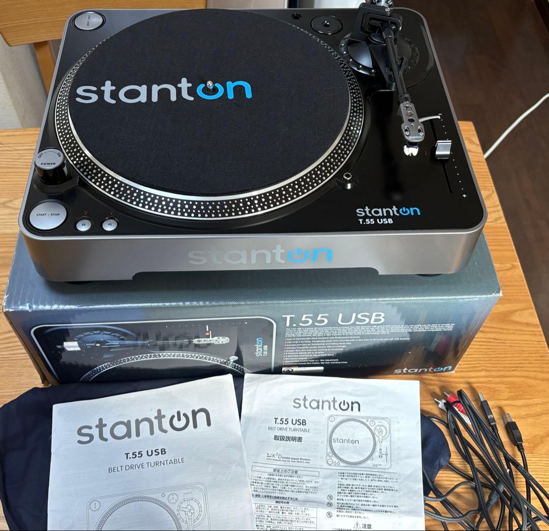 Stanton T.55 USB ターンテーブル　DJ機器　レコードプレイヤー Stanton T.55 USB ターンテーブル DJ機器 レコードプレイヤー
