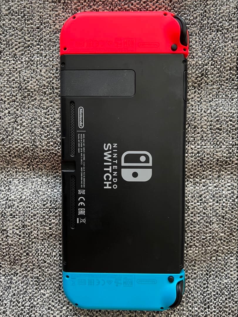 Nintendo Switch 本体 青/赤 充電器・ケーブル付き