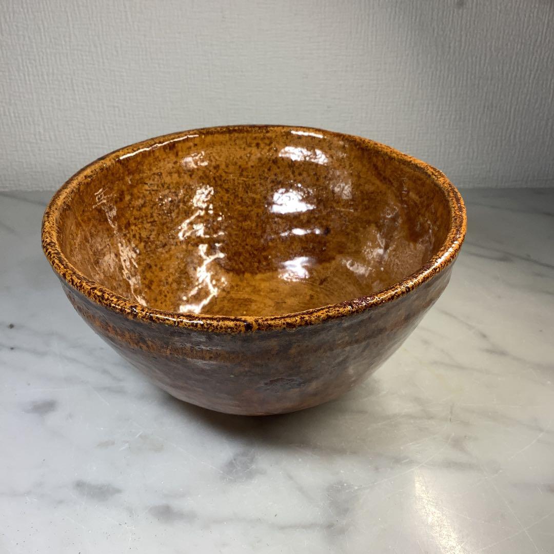 笹川焼　楽焼　茶碗　折谷隆一作　桐箱