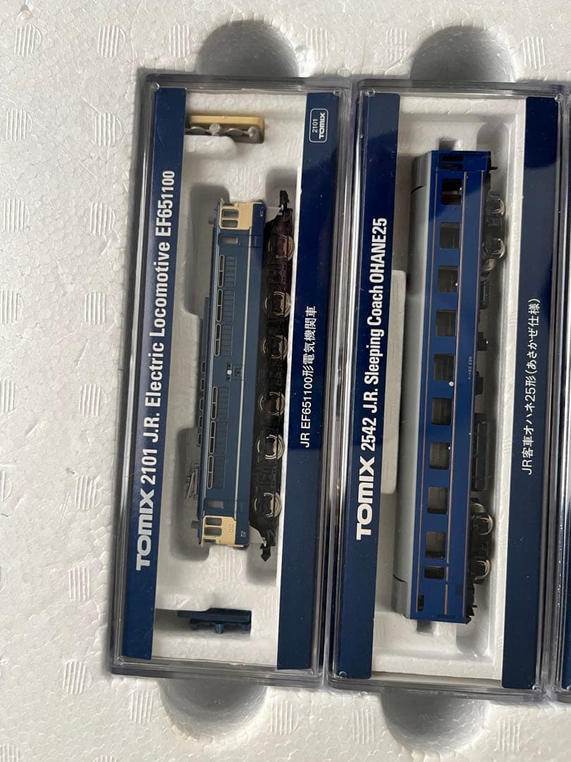 TOMIX Zゲージ EF65100 電気機関車セット