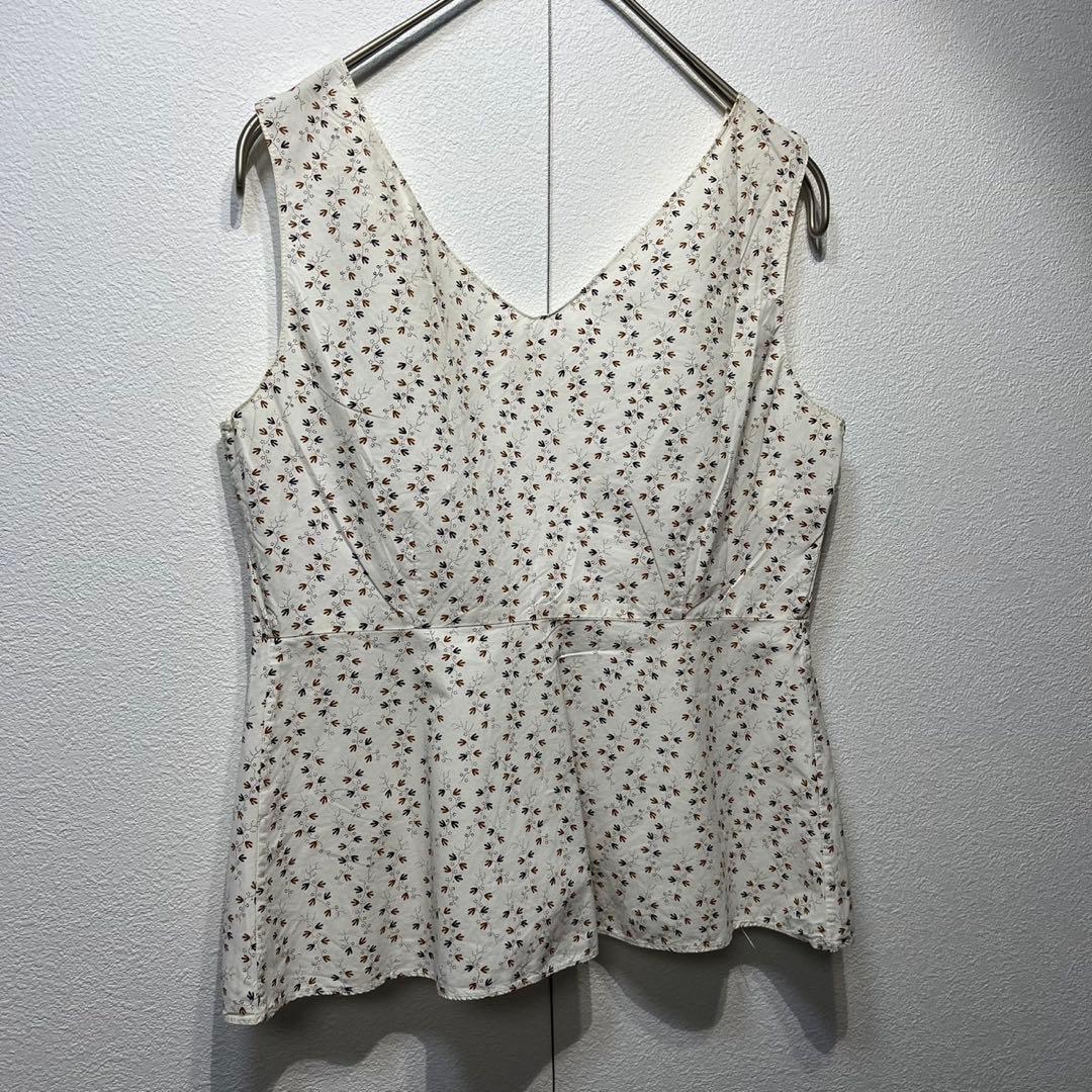 希少 MARNI 上質 総柄 ノースリーブ デザイン タンクトップ シャツ 38