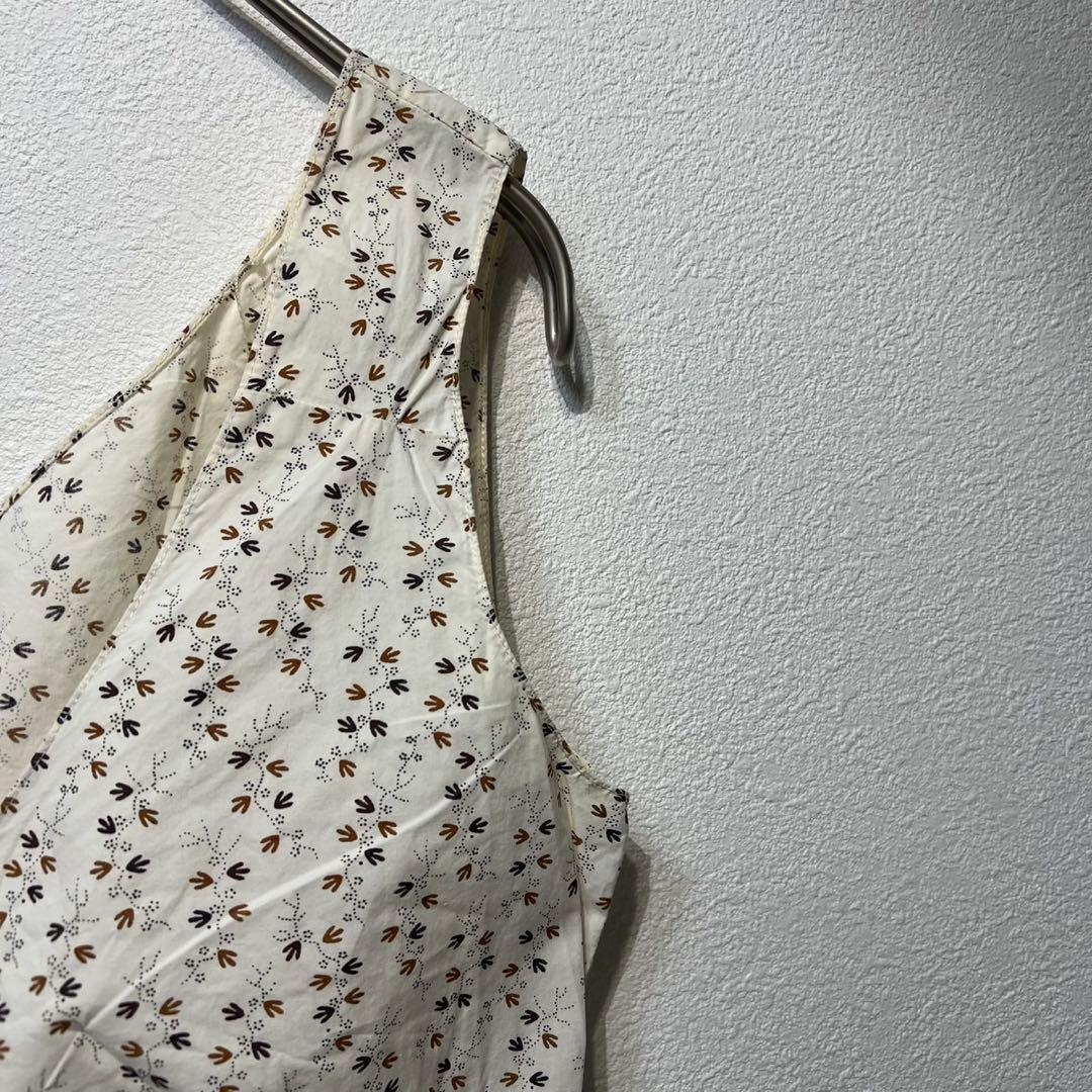 希少 MARNI 上質 総柄 ノースリーブ デザイン タンクトップ シャツ 38