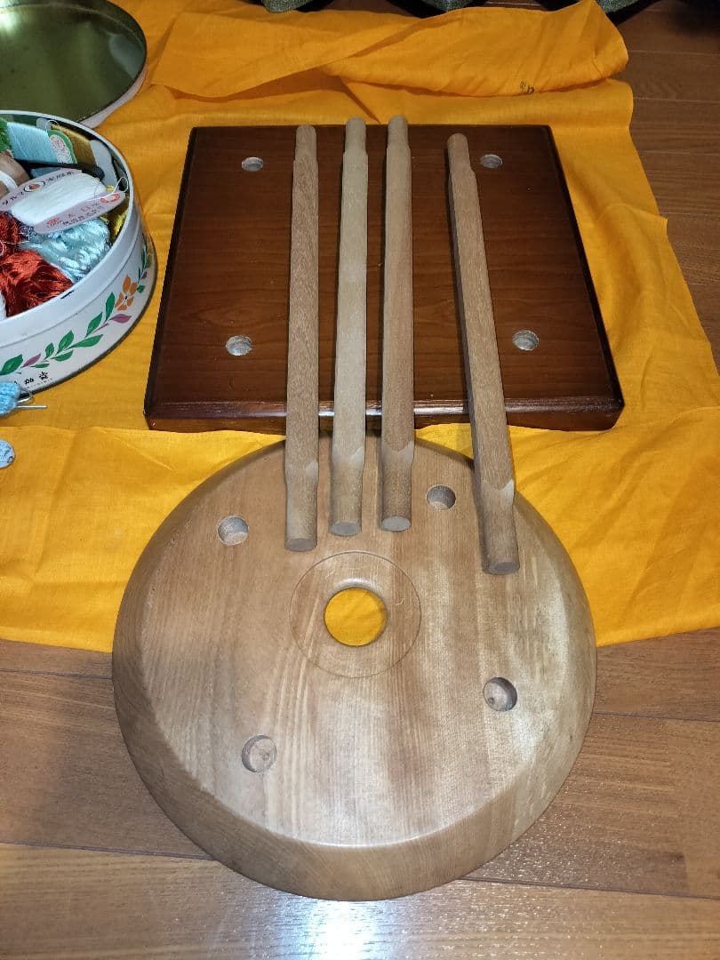 組紐台 組紐用丸台 差込式　組み玉 おもり玉 錘　絹糸