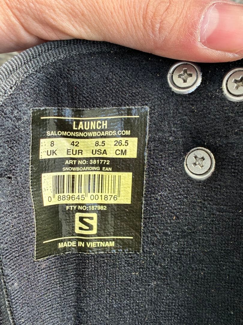 Salomon スノーボードブーツ 26.5㌢