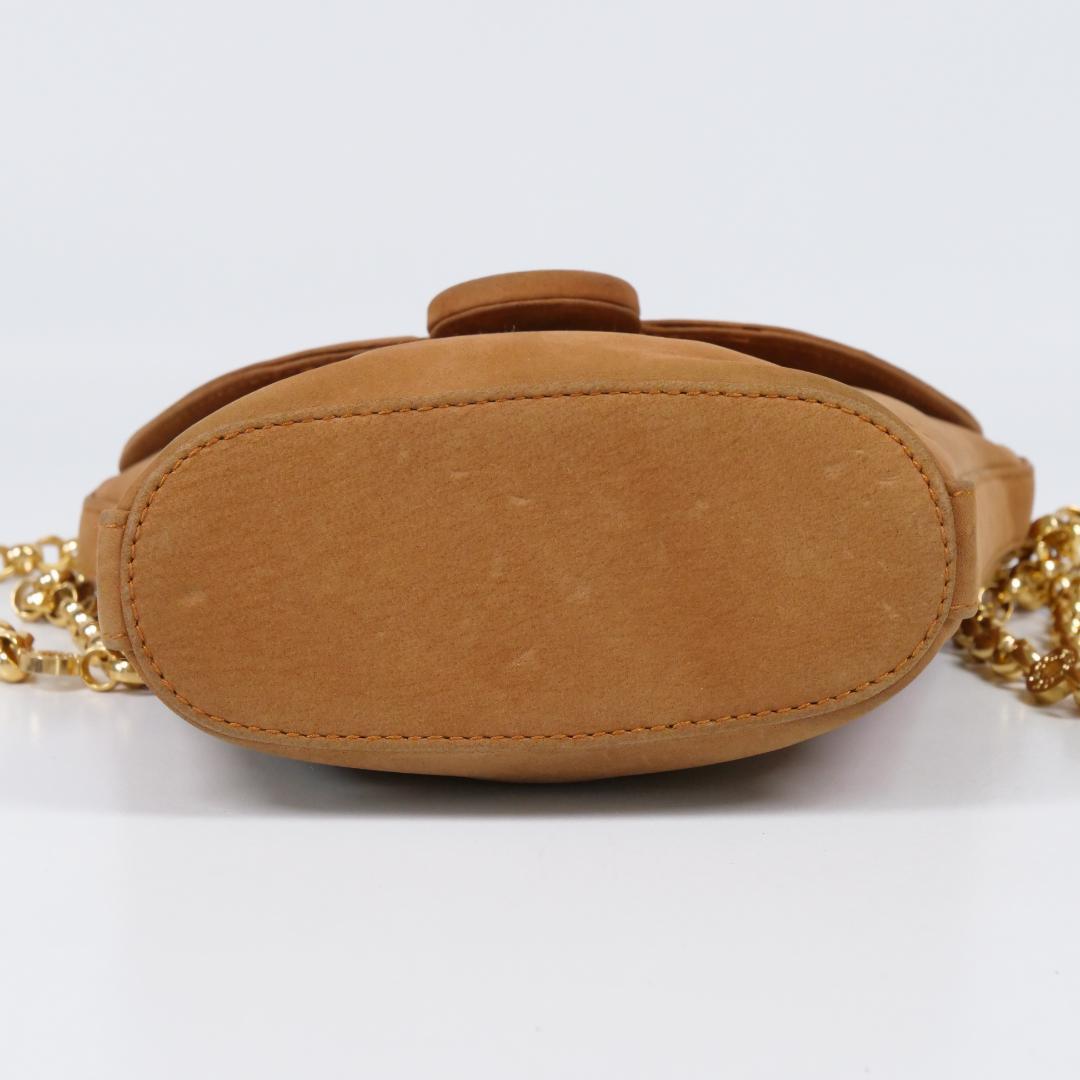 美品✨ティファニー チェーン ショルダーバッグ スエード サークルロゴ