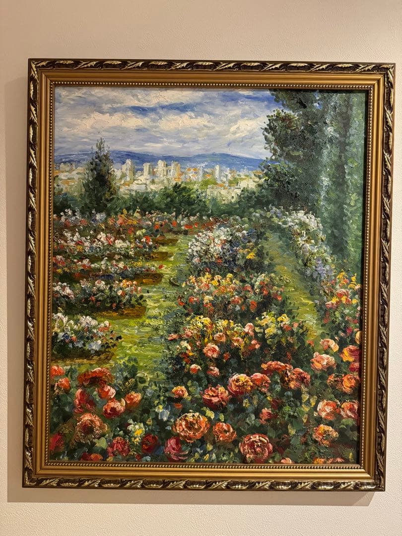 ひまわり 油彩画 秦森康屯 秦森康屯 油絵