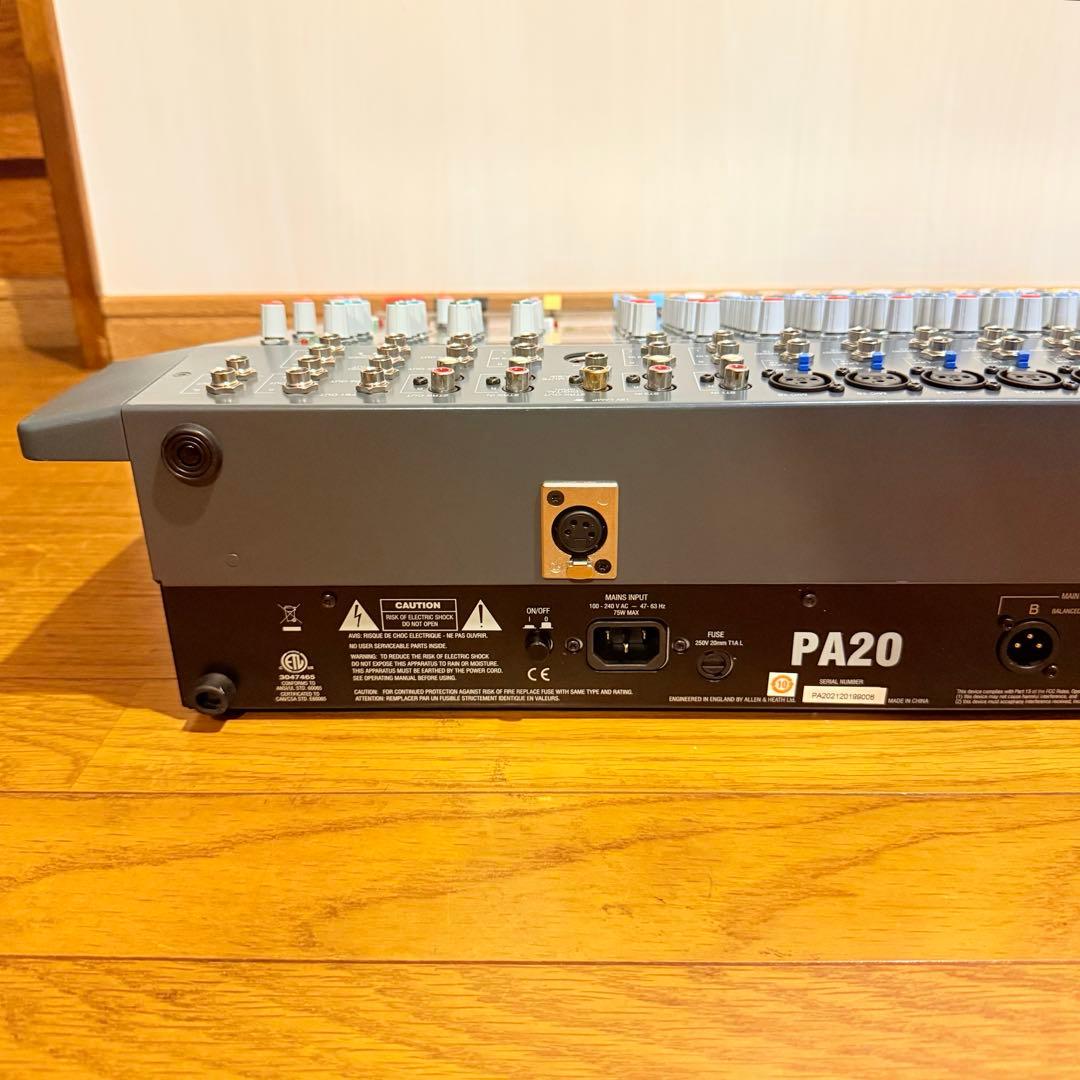 【美品】ALLEN&HEATH PA20 アナログミキサー