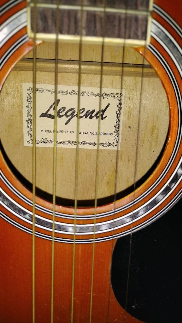 Legend アコースティックギター サンバースト 6弦