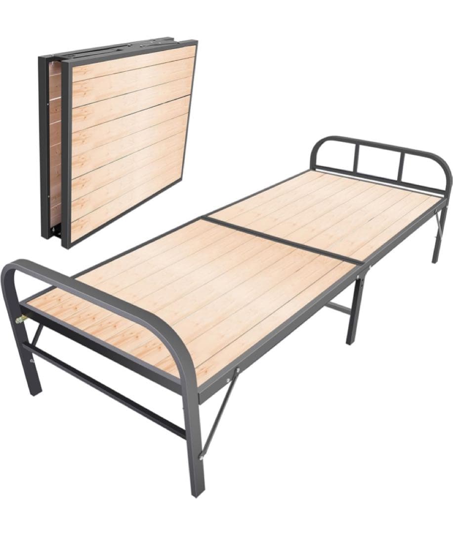 折りたたみベッド シングル LORAK 横幅80cm 耐荷重200kg 折りたたみベッド シングル LORAK 横幅80cm 耐荷重200kg｜折りたたみ