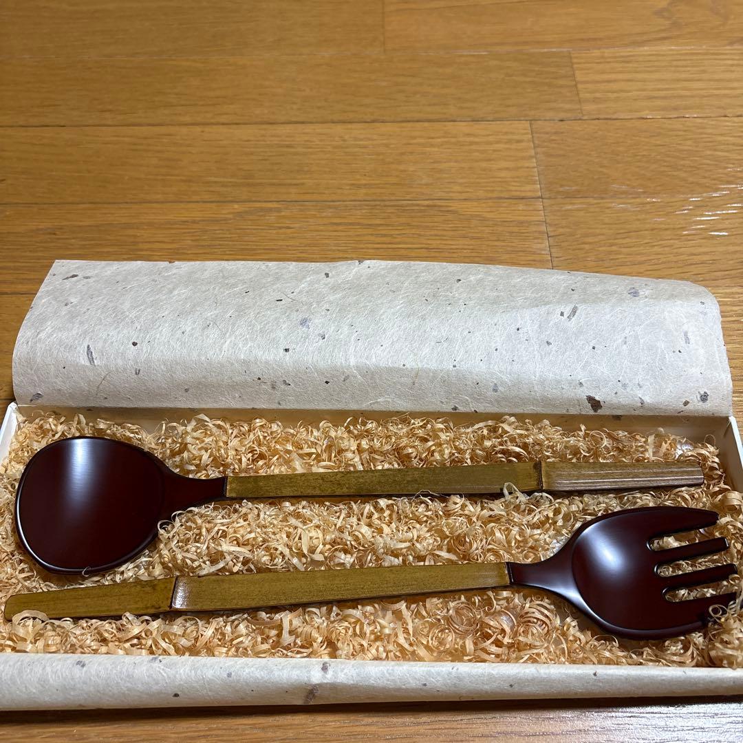 伏見真樹さん作　サラダサーバー