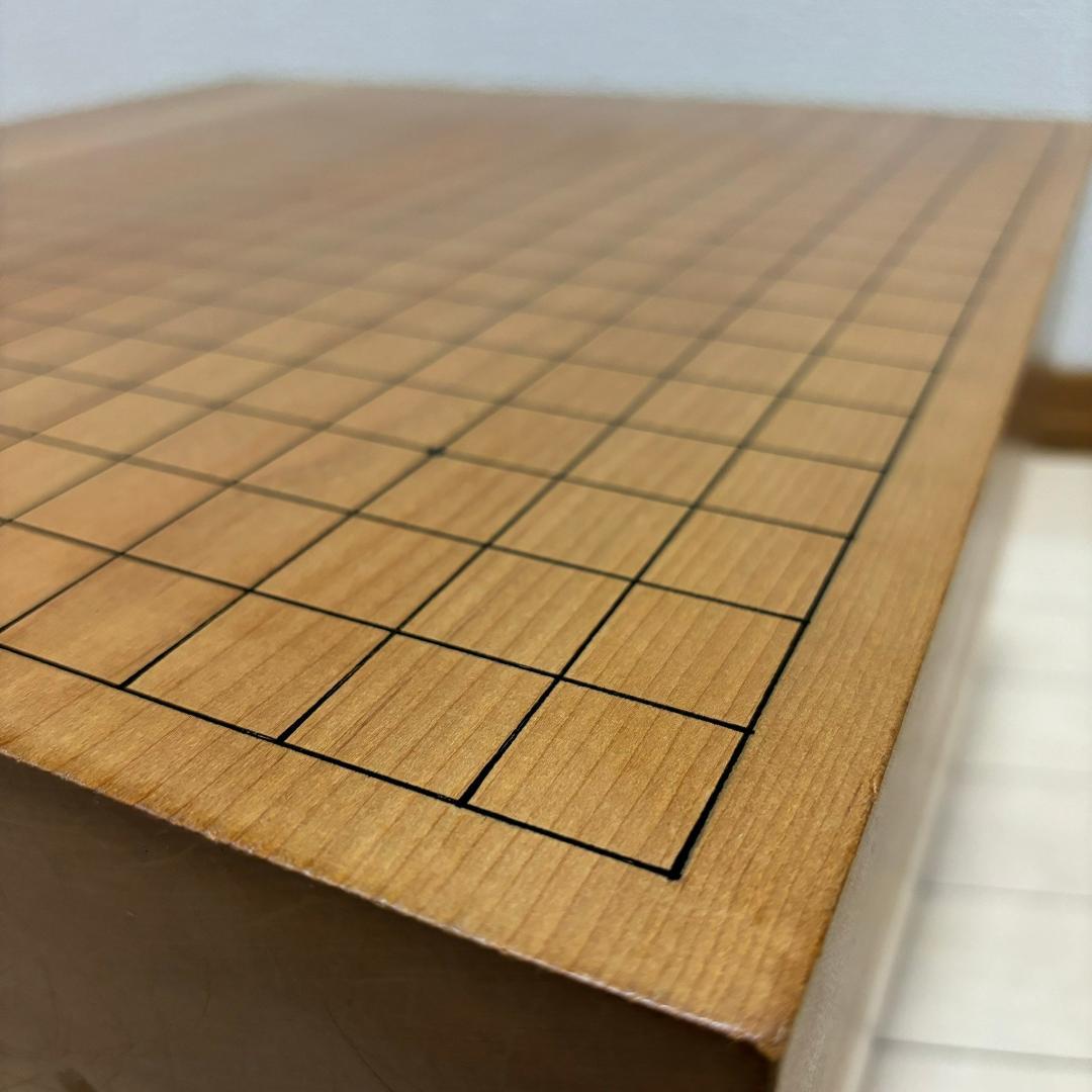 美品☆　碁盤 板目 足付 脚付碁盤