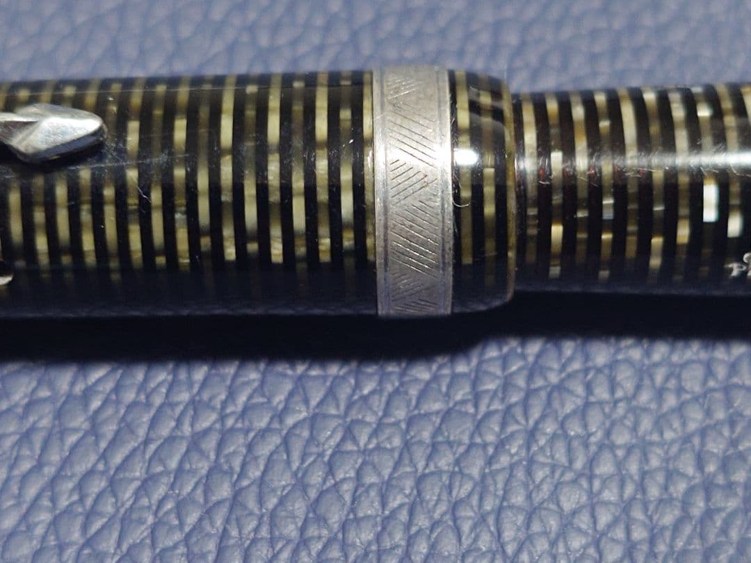 ヴィンテージ万年筆】パーカー バギュマチック ブルーダイヤ