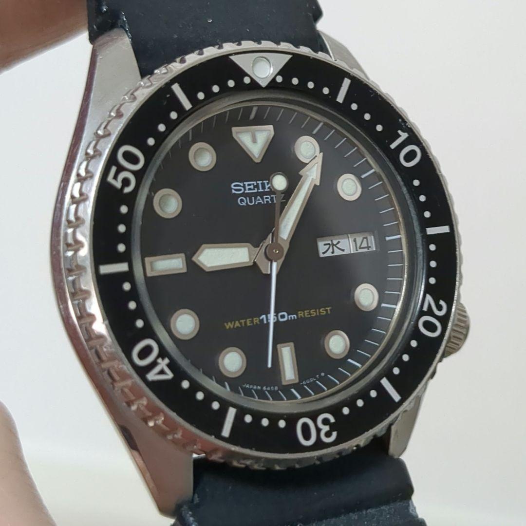 セイコー　ヴィンテージクォーツダイバーズウォッチ　6458-6000