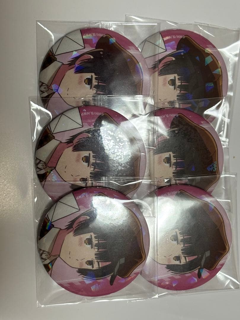 ヘタリア　日本　郵便屋　ホログラム缶バッジ　 6個 ヘタリア World☆Stars」 にゅ〜とろ ホログラム缶バッジ Vol.2