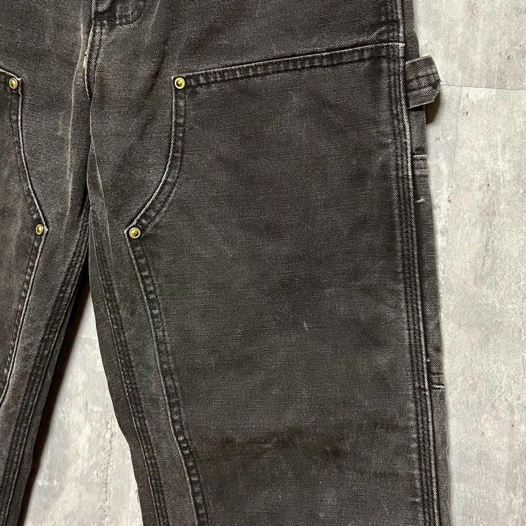 希少 Carhartt カーハート ブラック ダブルニー ペインターパンツ
