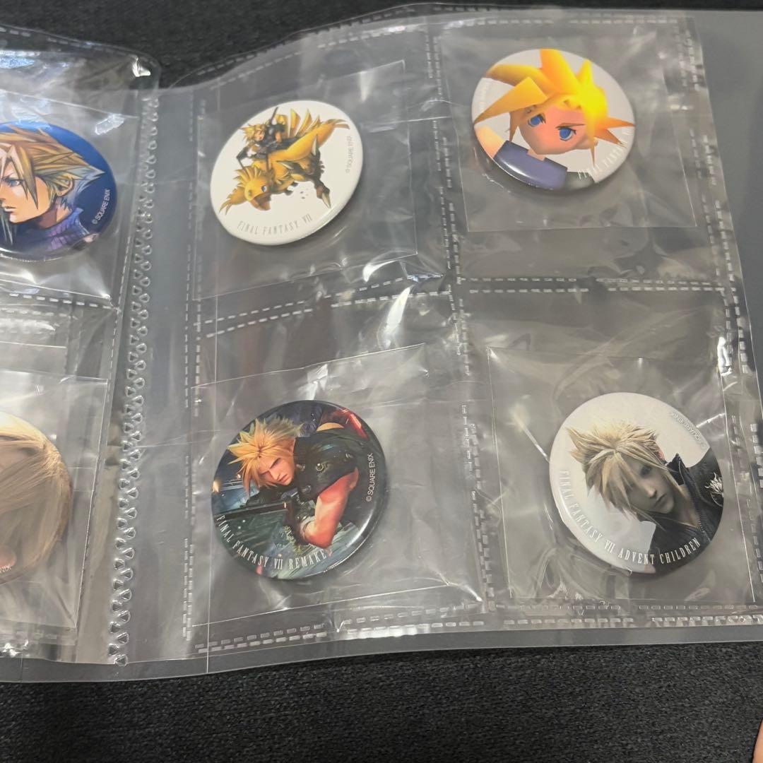 ファイナルファンタジーVII 缶バッジコレクション クラウド　Vol.1、2全種