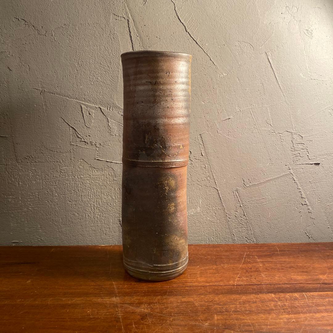 備前焼 花入 花瓶 花器 インテリア モダン ヴィンテージ 伝統工芸