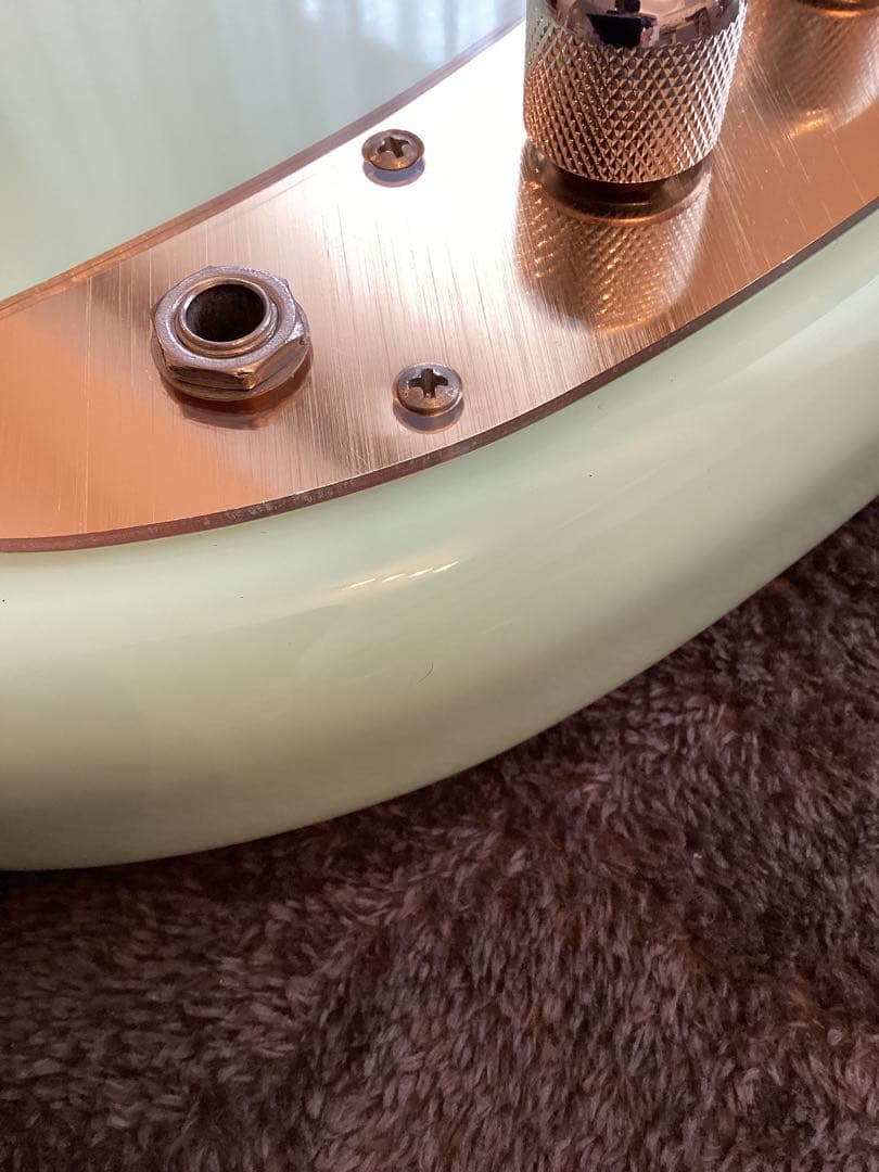 フェンダー　メキシコ　デュオソニック　ギター　グリーン