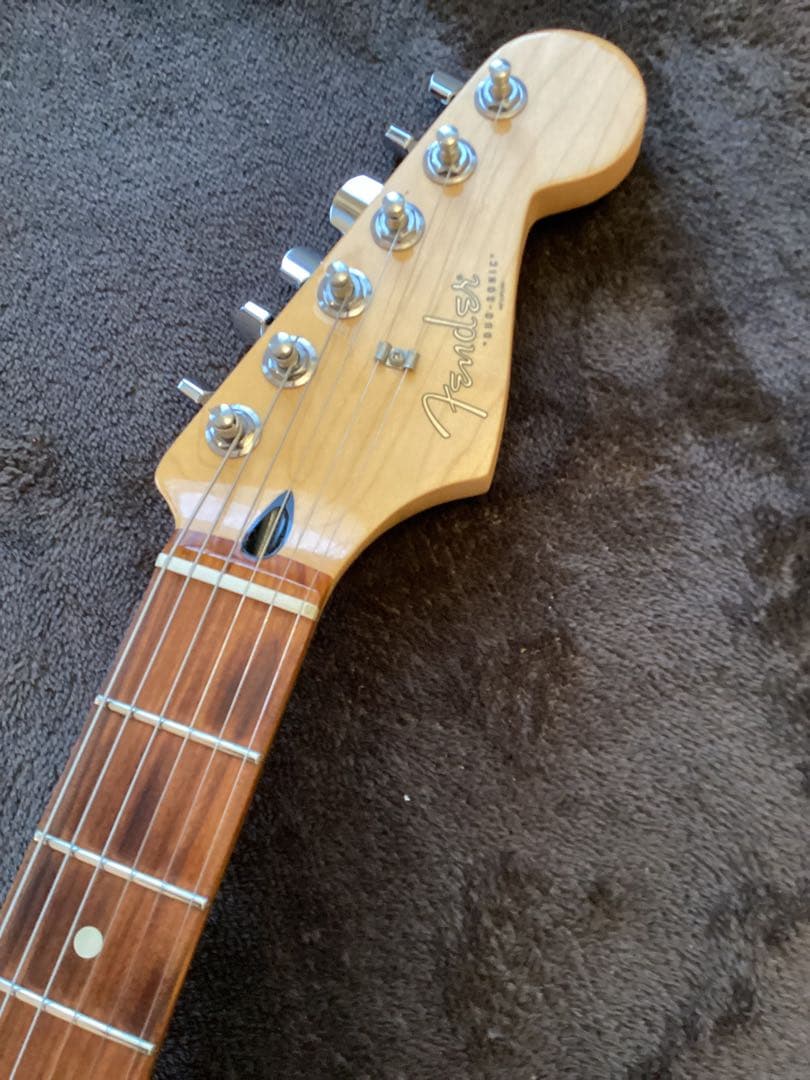 フェンダー　メキシコ　デュオソニック　ギター　グリーン