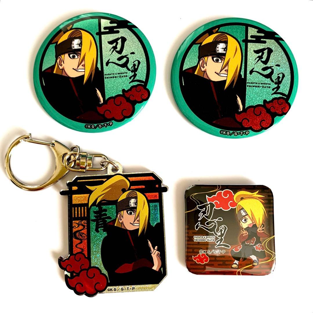 ニジゲンノモリ 忍里限定 デイダラ ネオン缶バッジ キューブ缶バッジ