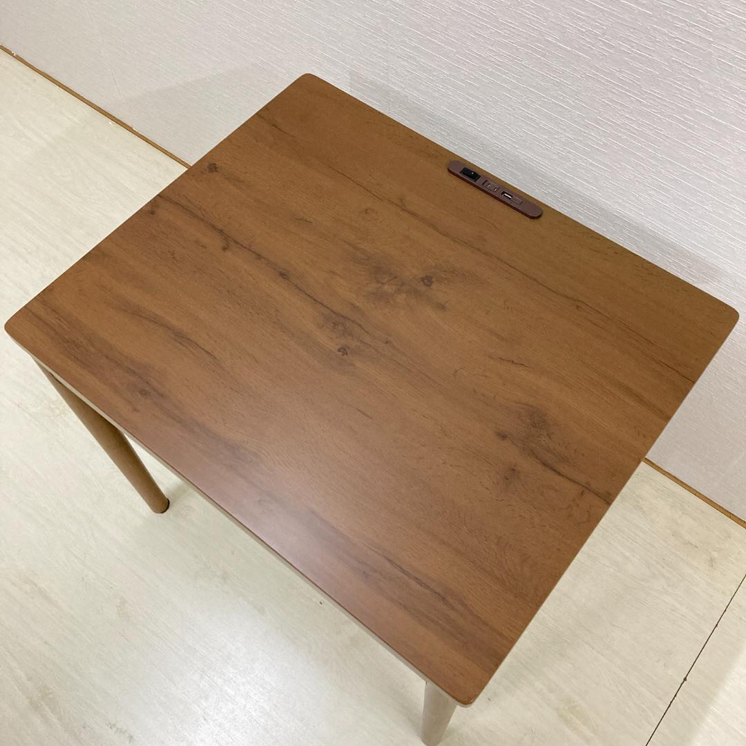 ニトリ こたつデスク 椅子 2点セット アームチェア 机