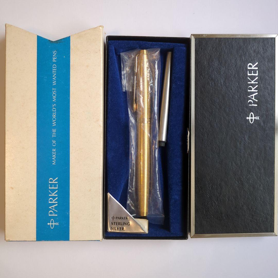 パーカー75 14金 万年筆 シズレゴールド XF コンバーター