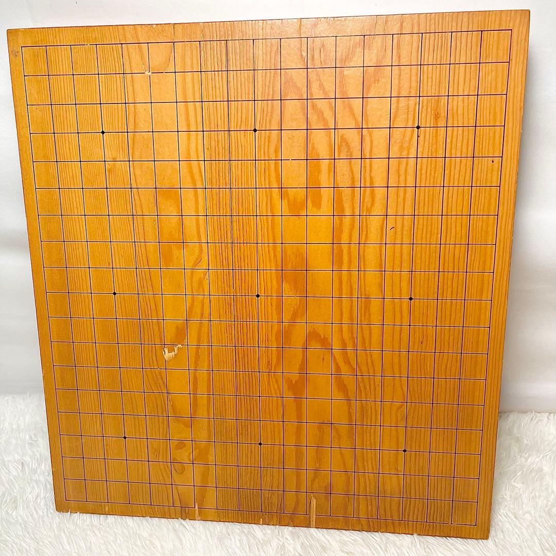 天然木ヒバ 卓上囲碁盤 約50mm厚 7枚セット