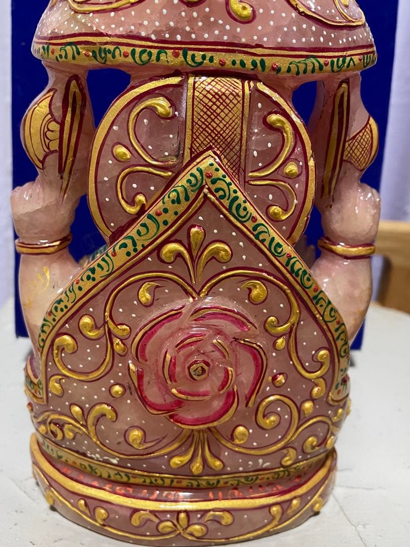 期間限定お値下げ！ ガネーシャ 天然石 特大 置物 希少の通販はau PAY