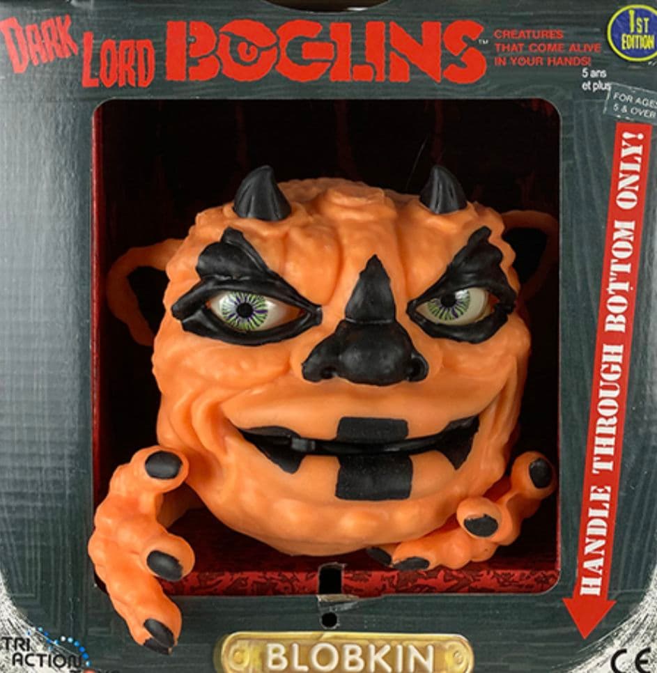 暗闇で光る❕ ボグリンズ/ ダークロード: ブロブキン ハンドパペット 夜光