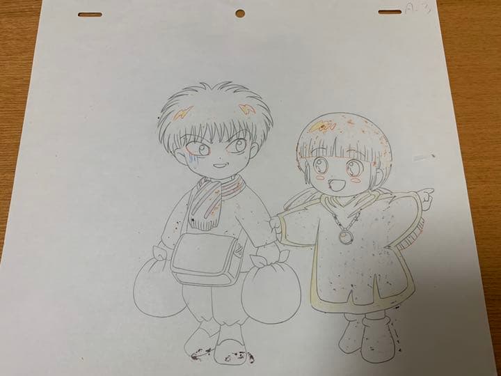 魔法陣グルグル セル画 ニケ&ククリ 魔法陣グルグル 旧アニメセル画 ニケ