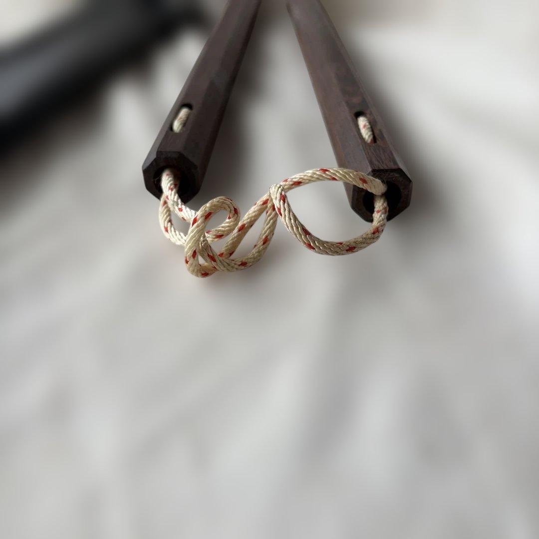 木製 武道用 ヌンチャク　 牛革専用ケース付き