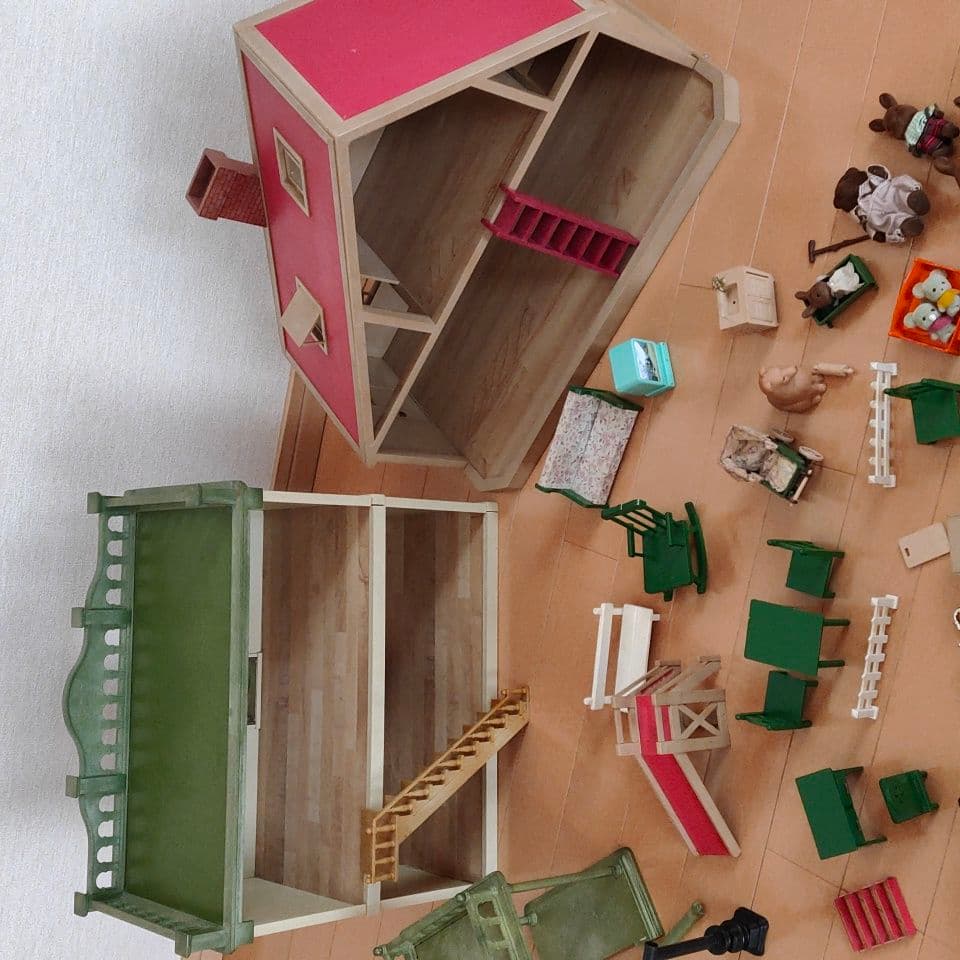 レア 昭和 初期 シルバニアファミリー シルバニア ドールハウス 人形