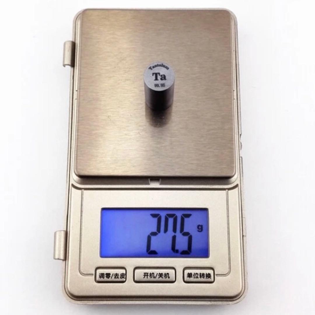 タンタル　インゴット　27.5g レアメタル　元素標本　tantalum