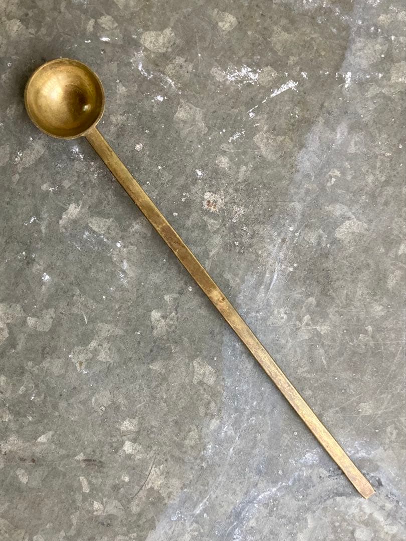 古道具 真鍮 薬匙 匙 A - メルカリ