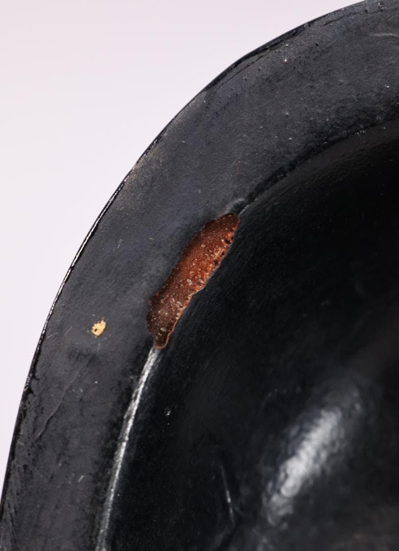 時代 古面 木彫彩色能面「小面」縦21cm 女面 お歯黒 能楽面 BK127