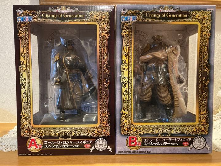 ワンピース フィギュア 一番くじ ロジャー 白ひげスペシャルカラーver