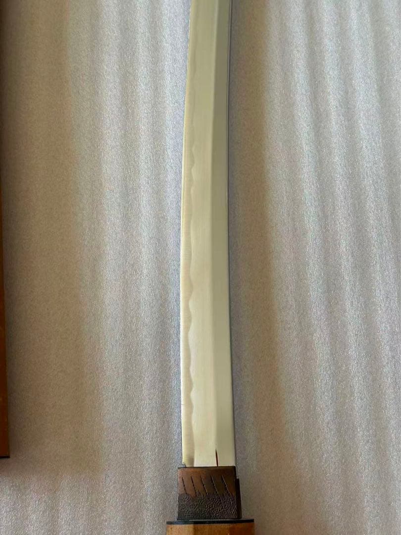 薄刃 居合刀 白鞘　鞘付き長さ101cm 刀袋付き11F